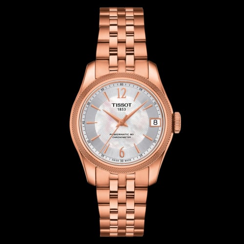 Tissot Ballade Powermatic 80 COSC 32 Rose Gold PVD / MOP / Bracelet