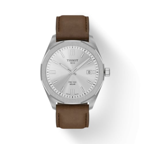 Tissot PRC 100 Solar Quartz 39 Stainless Steel / Silver