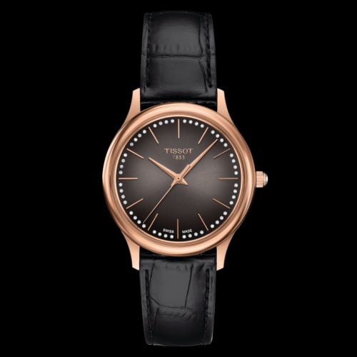 Tissot Excellence Lady Rose Gold / Brown