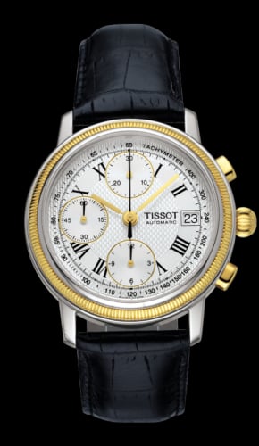 Tissot Bridgeport Automatic Chronograph Gold Bezel