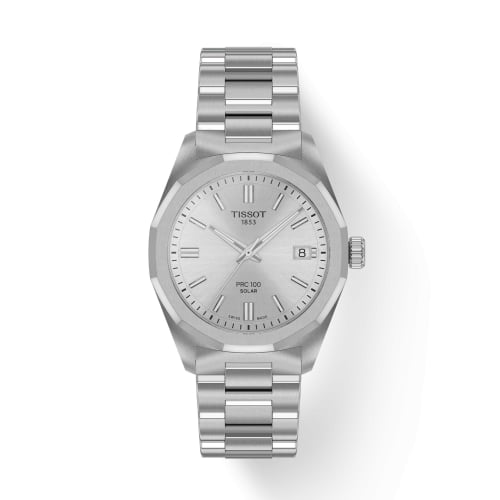 Tissot PRC 100 Solar Quartz 34 Stainless Steel / Silver