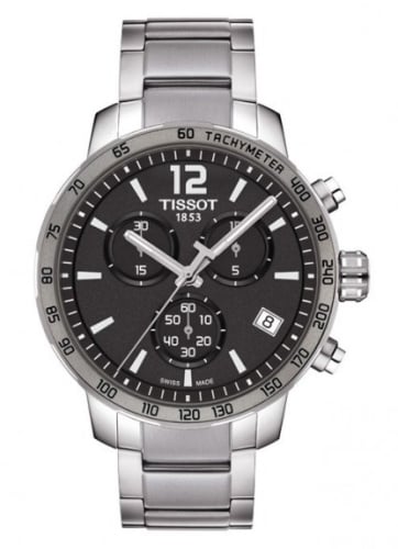 Tissot Quickster Chronograph Stainless Steel / Grey / Bracelet