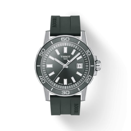 Tissot Supersport Stainless Steel / Grey / Rubber