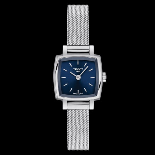 Tissot Lovely Square Stainless Steel / Blue / Bracelet