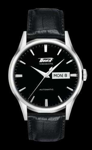 Tissot Visodate Automatic Stainless Steel / Black / Strap