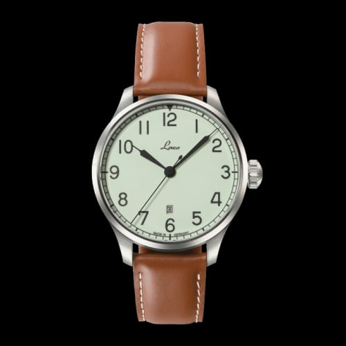 Laco Navy Watch Valencia / Stainless Steel / White