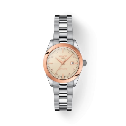 Tissot T-My Automatic Stainless Steel - Rose Gold / Beige