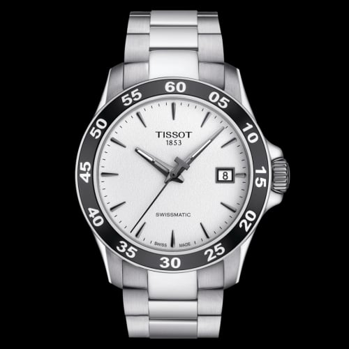 Tissot V8 Swissmatic 42.5 Stainless Steel / Silver / Bracelet