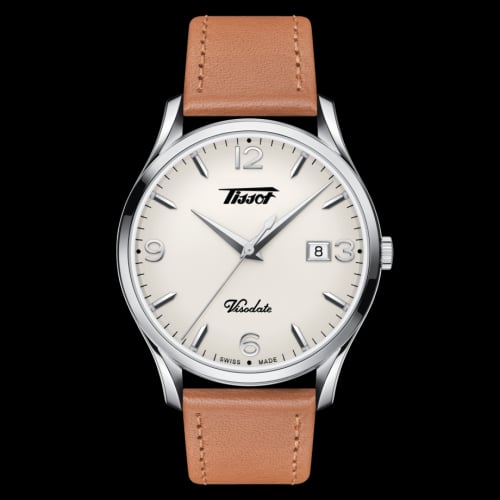 Tissot Visodate Quartz 40 Stainless Steel / Silver / Strap