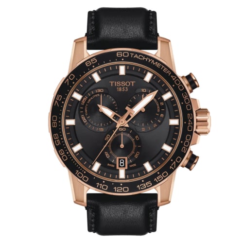 Tissot Supersport Chrono Rose Gold / Black