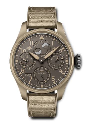 IWC Schaffhausen Big Pilot's Watch Perpetual Calendar Mojave Desert