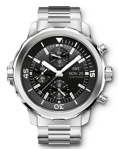IWC Schaffhausen Aquatimer Chronograph Stainless Steel / Black / Bracelet