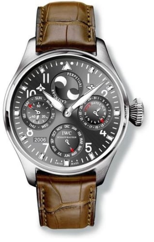 IWC Schaffhausen Big Pilot Perpetual Calendar White Gold / Ardoise