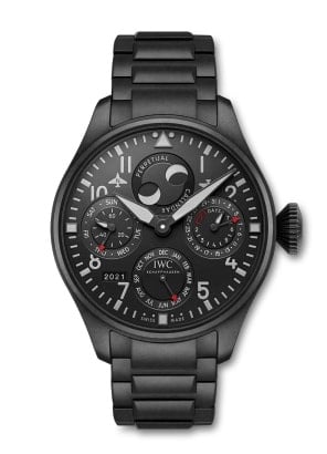 IWC Schaffhausen Big Pilot's Watch Perpetual Calendar Top Gun Ceratanium