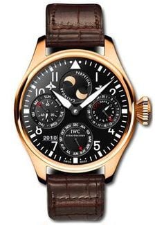 IWC Schaffhausen Big Pilot Perpetual Calendar Red Gold / Black / Buenos Aires Boutique Orsini
