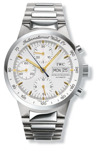 IWC Schaffhausen GST Chronograph Automatic Stainless Steel / Silver / German