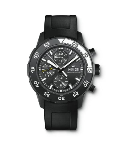 IWC Schaffhausen Aquatimer Chronograph Stainless Steel / Black / Rubber / Galapagos Islands