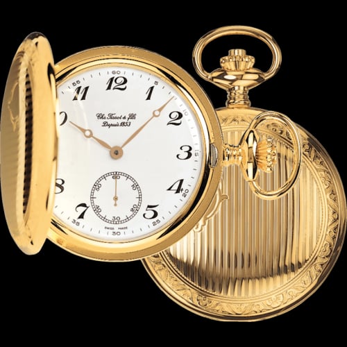 Tissot Tissot Savonnette Mechanical Brass / Yellow Gold / White