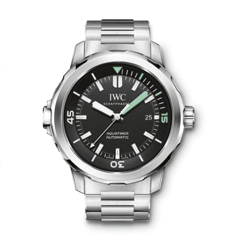 IWC Schaffhausen Aquatimer Automatic Stainless Steel / Black / Bracelet