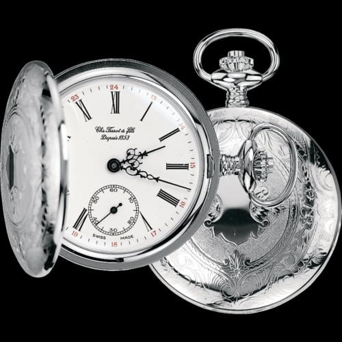 Tissot Tissot Savonnette Mechanical Stainless Steel / White