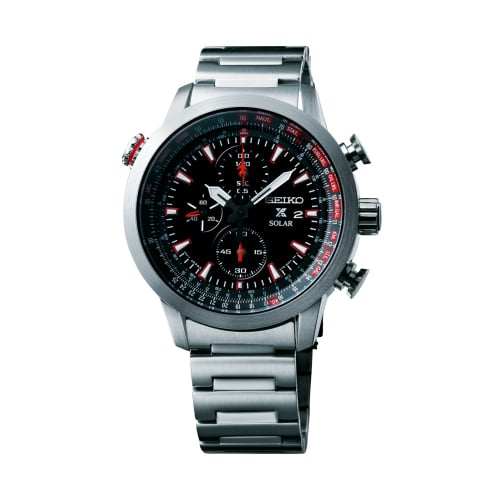 Seiko Prospex Sky SSC349P1 Stainless Steel / Black