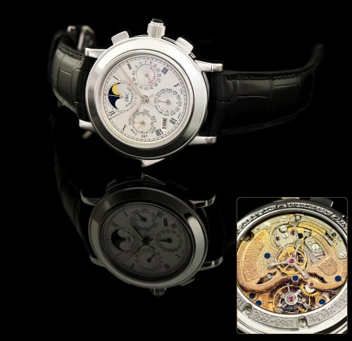 IWC Schaffhausen Destriero Scafusia Platinum / German