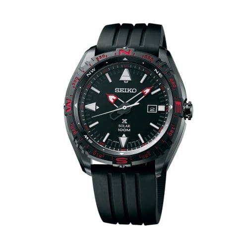Seiko Prospex Land SNE425P1 Stainless Steel / Black / Strap