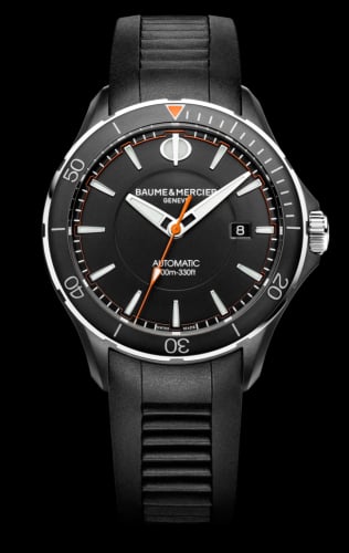 Baume & Mercier Clifton Club ADLC / Black / Rubber