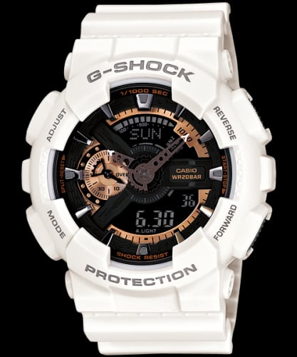 Casio GA-110RG-7A White Rose