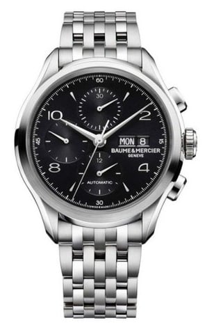 Baume & Mercier Clifton Chronograph Black Bracelet