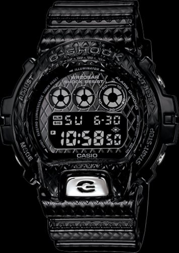 Casio DW-6900DS-1 Black Diamond Pattern