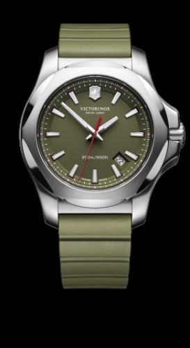 Victorinox Swiss Army I.N.O.X. Green Rubber