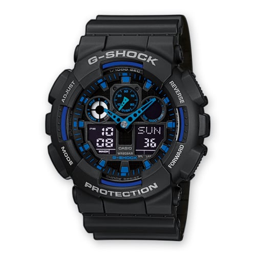 Casio GA-100-1A2 Black Blue