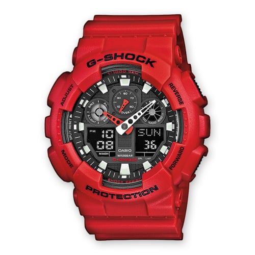 Casio GA-100B-4A Red