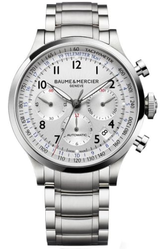 Baume & Mercier Capeland Chronograph 44 Silver / Bracelet