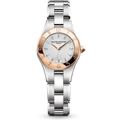 Baume & Mercier Linea 27mm Quartz Red Gold Bezel