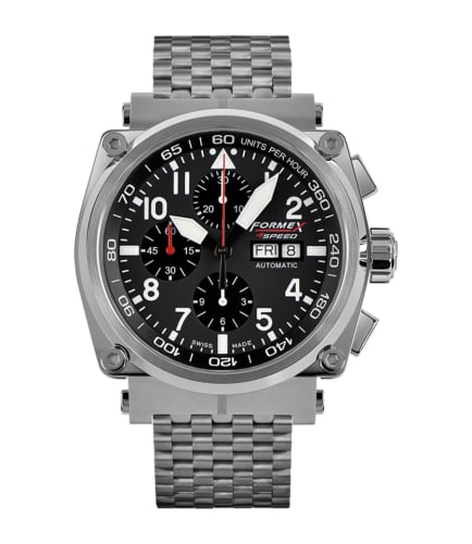 Formex Pilot Automatic Chronograph Black / Bracelet