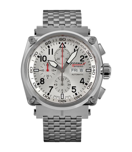 Formex Pilot Automatic Chronograph Silver / Bracelet