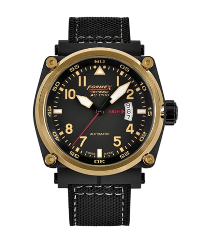 Formex Pilot Automatic Gold / Black / Calf