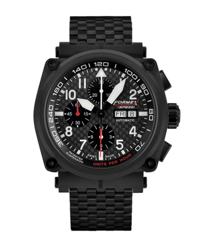 Formex Pilot Automatic Chronograph PVD / Carbon Fibre / Limited Edition / Bracelet