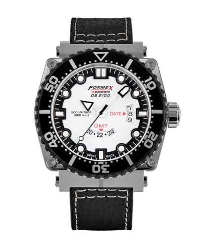 Formex Diver Quartz GMT White / Calf