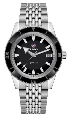 Rado HyperChrome Captain Cook 42 Stainless Steel / Black / Bracelet