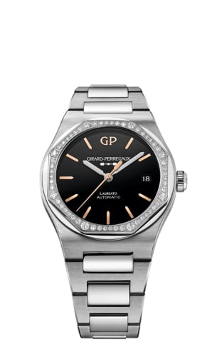 Girard-Perregaux Laureato 38 Automatic Stainless Steel / Diamond / Black Infinity Edition