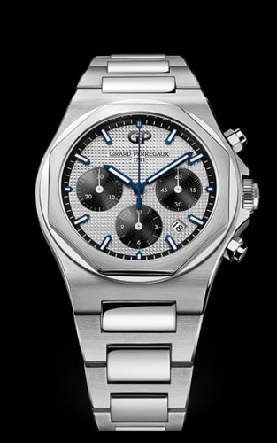 Girard-Perregaux Laureato 42 Chronograph Stainless Steel / Silver Panda / Bracelet