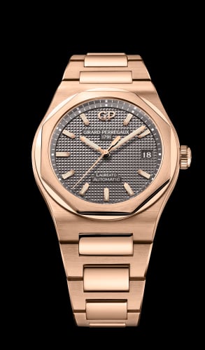 Girard-Perregaux Laureato 38 Automatic Pink Gold / Grey