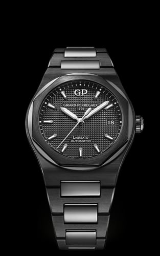 Girard-Perregaux Laureato 38 Automatic Ceramic / Black / Bracelet