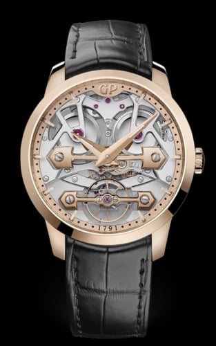 Girard-Perregaux Classic Bridges 45mm Pink Gold / Alligator
