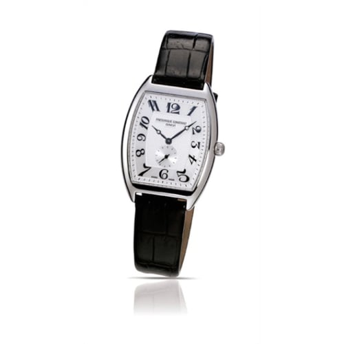 Frederique Constant Art Deco Tonneau Small Second Stainless Steel / Silver