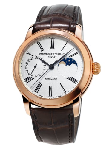 Frederique Constant Classic Moonphase Manufacture Rose Gold Plated / Silver