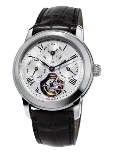 Frederique Constant Classic Tourbillon Perpetual Calendar Manufacture / Silver /
